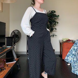 Square-Neck Cami Jumpsuit